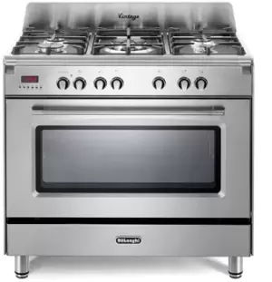 Image of DeLonghi DVRS 916-DF/SS 90cm Dual Fuel Range Cooker