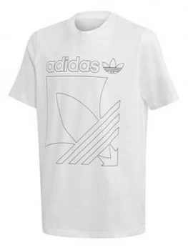 Image of Adidas Originals Badge T-Shirt - White