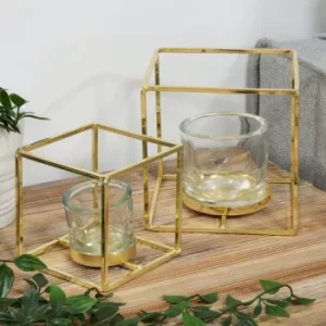 Image of Set of 2 Tealight Holders in Frames