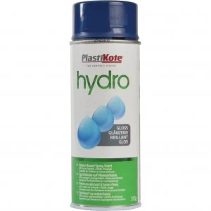 Image of Plasti-Kote Hydro Spray Paint Gloss Dark Blue 350ml