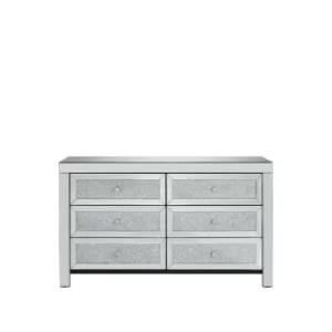 Image of Vienna 6 Drawer Mirrored Chest