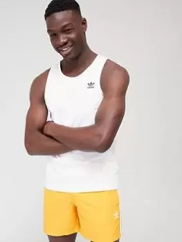 Image of adidas Originals Essentials Tank Top - White, Size 2XL, Men
