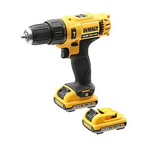 Image of DEWALT DCD716D2-GB 10.8V XR 2.0Ah Sub Compact Cordless Hammer Drill Driver