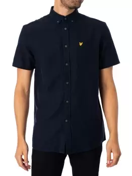 Image of Cotton Slub Short Sleeve Shirt