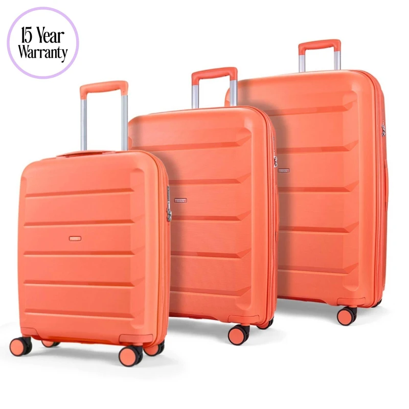 Image of Rock Tulum Cabin Suitcases Peach TR-0239-PCH-S