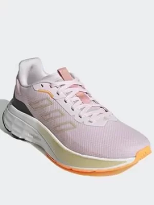 Image of adidas Speedmotion Shoes, Pink/Orange, Size 5.5, Women