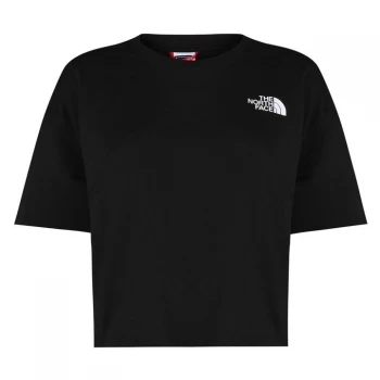 Image of The North Face Cropped Simple Dome T-Shirt - Black JK3