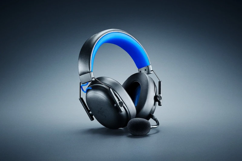 Image of RAZER BlackShark V3 X Wireless Gaming Headset for PlayStation - Black, Blue,Black 8887910061404