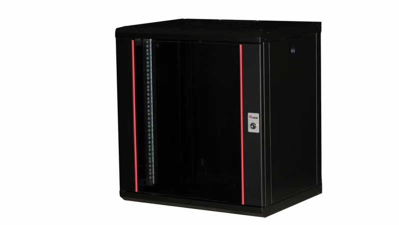 Image of Equip Pro Mount 19' Cabinet. 12U. 600X450MM. RAL9005 Black