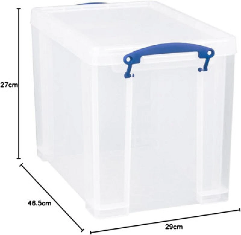 Image of Really Useful Really Useful Plastic Storage Box 24 Litre Clear - 24CCB 24CCB