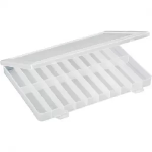 Image of TRU COMPONENTS Assortment box (L x W x H) 250 x 180 x 24mm No. of compartments: 20 fixed compartments