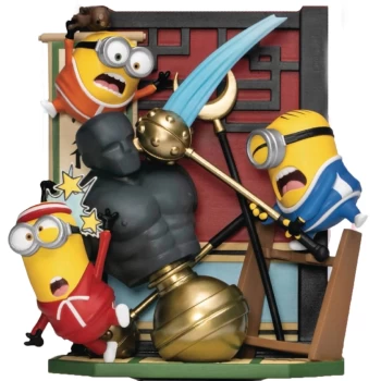 Image of Beast Kingdom Minions: The Rise Of Gru D-Stage Diorama - Kung Fu!