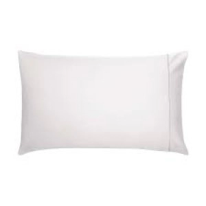 Image of Bedeck of Belfast Silver Egyptian Cotton Sateen 1000 Thread Count Fine Linens 'Tahra' Large Standard Pillow Case