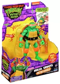 Image of TMNT Ninja Shouts Michelangelo Figure