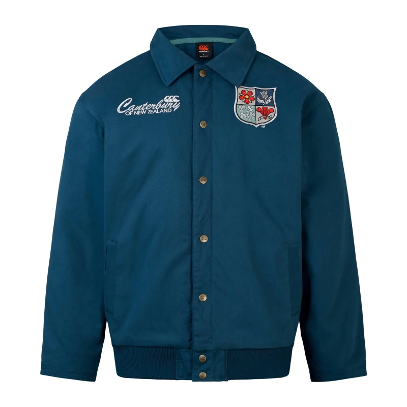 Image of Canterbury British and Irish Lions Heritage Quilted Jacket Adults - Blue Blue M
