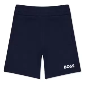 Image of Boss Boy's Logo Shorts - Blue