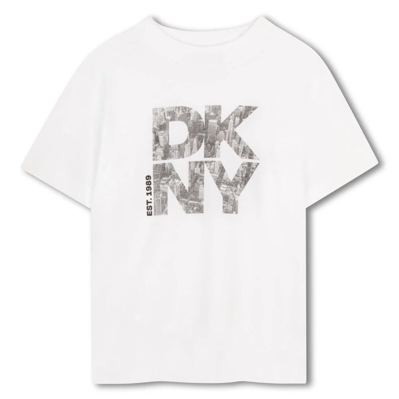 Image of DKNY SS T Shirt Jn63 White male 6Y