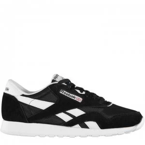 Image of Reebok Lifestyle Classic Nylon Trainers - Black/White