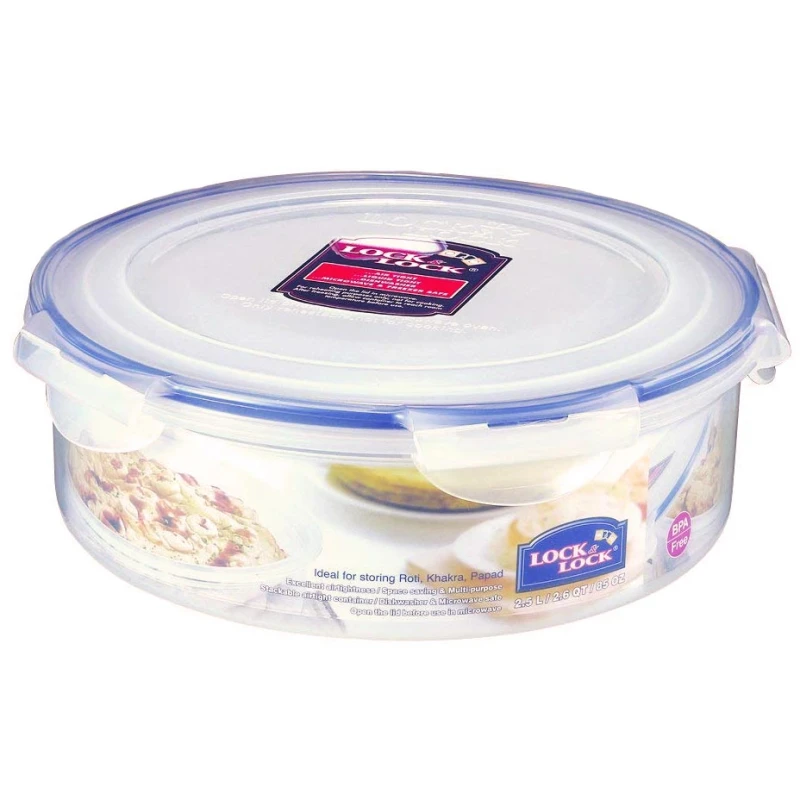 Image of Lock & Lock Classic Salad to Go Airtight Container, 2.5L, Transparent