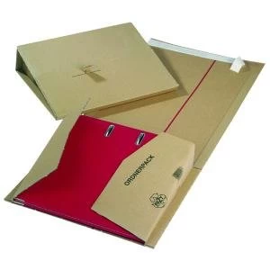 Image of Mailing Filer 320x290x35to80mm Buff Pack of 20 11493