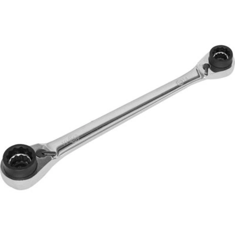 Image of Loops 8-in-1 Double Ended Reversible Ratchet Ring Spanner - Slim Handled Metric Wrench Multi