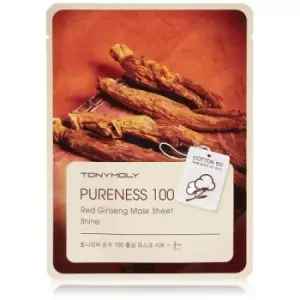 Image of TONYMOLY Pureness 100 Red Ginseng Sheet Mask 21ml