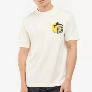 Image of Barbour International X YMC Mens Newick T-Shirt - Whisper White - S