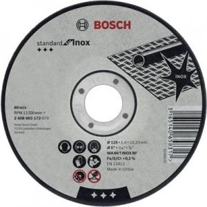Image of Bosch Accessories 2608603170 2608603170 Cutting disc (straight) 115mm 22.23mm