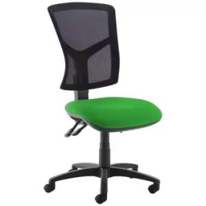 Image of Dams MTO Senza High Mesh Back Operator Chair with No Arms - Madura Green