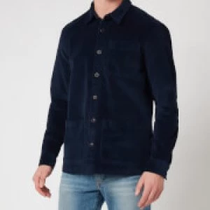 Image of Barbour Stormforce Mens Cabin Overshirt - Navy - M