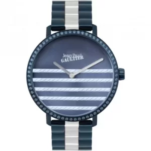 Image of Ladies Jean Paul Gaultier Mini Glam Navy Watch