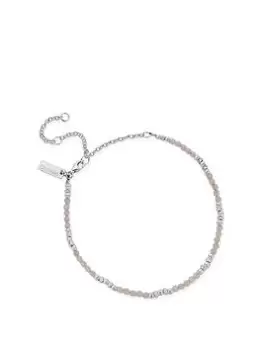 Image of Chlobo Passionate Sun Rose Quartz Anklet 925 Sterling Silver