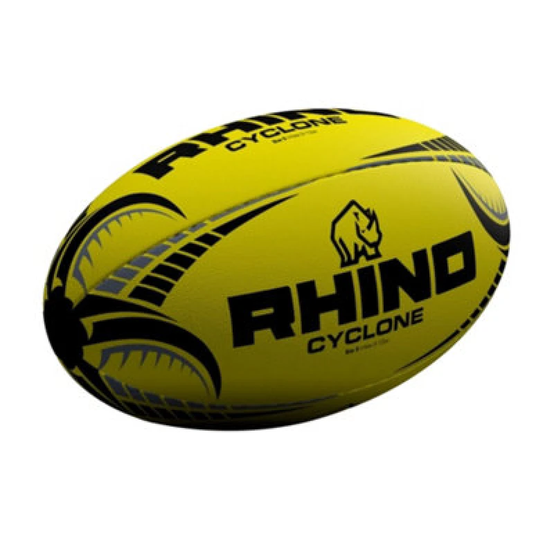Image of Rhino Cyclone Training Rugby Ball Yellow (5)