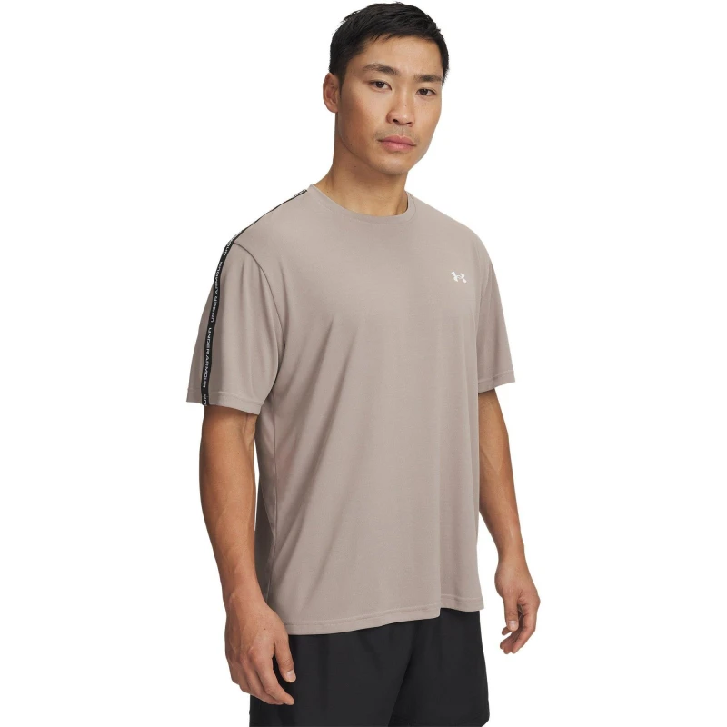 Image of Under Armour Tech 2.0 Short Sleeve T-Shirt Mens Taup/Black/Whit male S