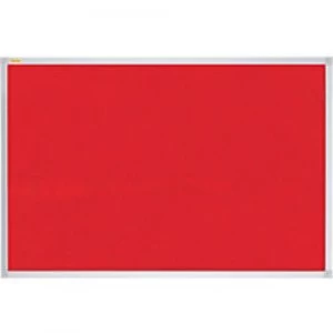 Image of Franken Wall Mountable Notice Board 120 x 90cm Red
