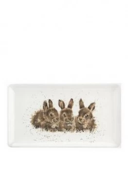 Image of Royal Worcester Wrendale Rabbits Rectangular Tray