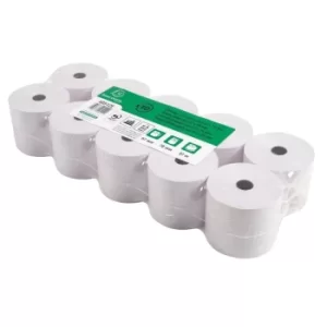 Image of Exacompta Receipt Rolls 1ply 60g, 57x70, 5 Sets of 10 Rolls