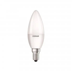 Image of Osram 5.7W Parathom Frosted LED Candle Bulb E14/SES Very Warm White - 292338-463349