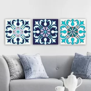 Image of P533542394 Multicolor Decorative Canvas Painting (3 Pieces)