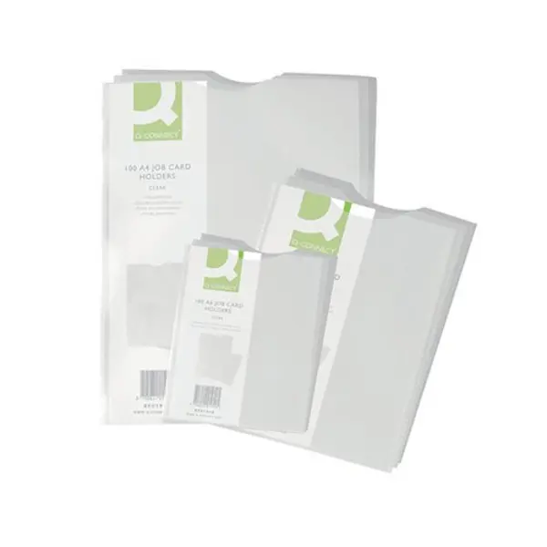 Image of Q-Connect Q-Connect Card Holder Polypropylene A5 (Pack of 100) KF01948 KF01948
