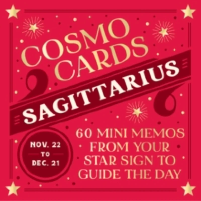 Image of Cosmo Cards: Sagittarius : 60 Mini Memos from Your Star Sign to Guide the Day Cards