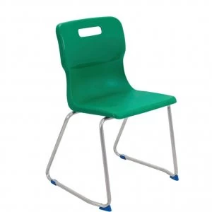 Image of TC Office Titan Skid Base Chair Size 6, Green