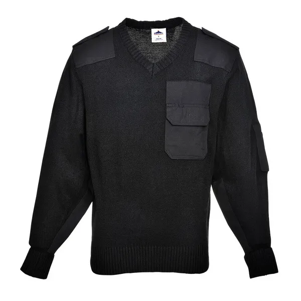 Image of Portwest Nato Mens Sweater B310BKRXXL Colour: Black