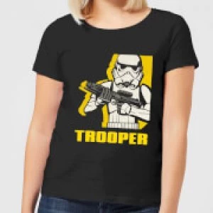 Image of Star Wars Rebels Trooper Womens T-Shirt - Black - S
