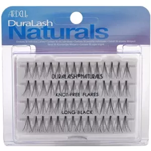 Image of Ardell DuraLash Eyelashes Flare Clusters Long, Black 56 pcs