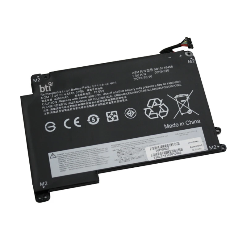 Image of BTI BTI SB10F46458 compatible 53Wh 3-cell battery for THINKPAD P40 YOGA YOGA 460 SB10F46458-BTI