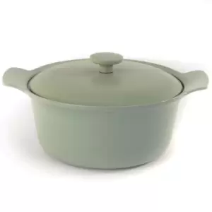 Image of BergHOFF 24cm Cast Iron Deep Skillet - Green