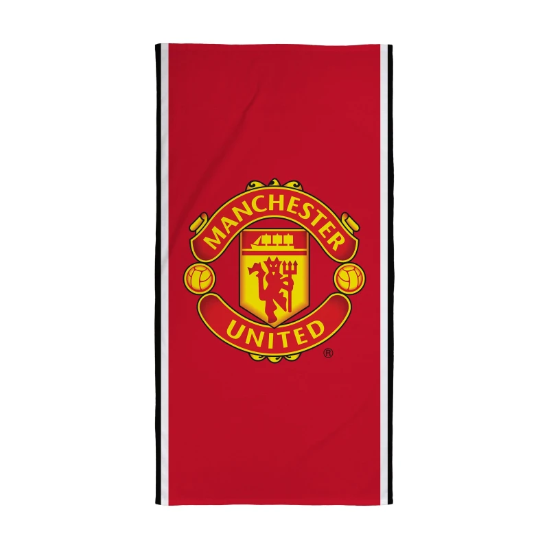 Image of Manchester UTD Manchester United Beach Towel - Red - 150x75cm