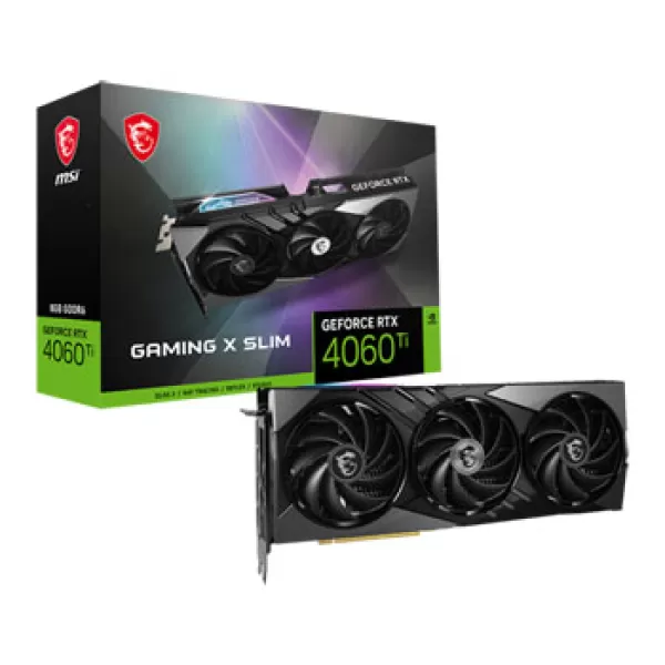Image of MSI GeForce RTX 4060 Ti GAMING X SLIM 8G NVIDIA 8GB GDDR6