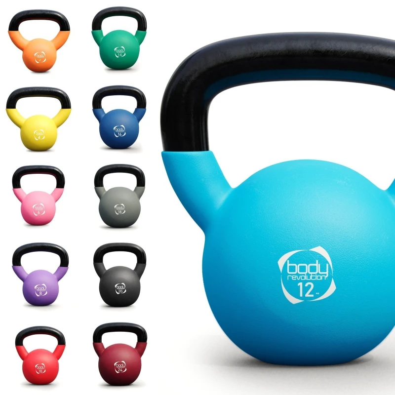 Image of Monstershop Body Revolution Neoprene Kettlebells 4kg6kg8kg Set Multicolor Unisex